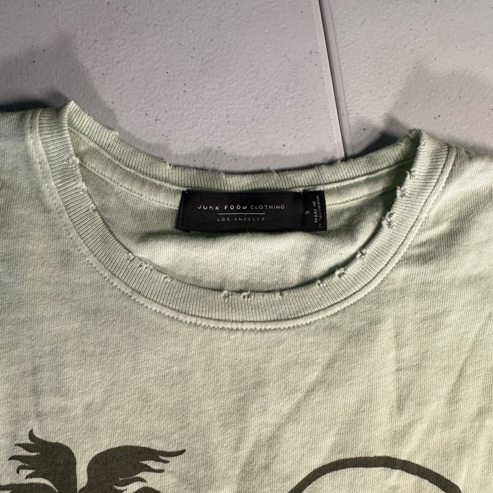 Junk Food Clothing Alien Graphic Tee - Light Green - Picture 6 of 7